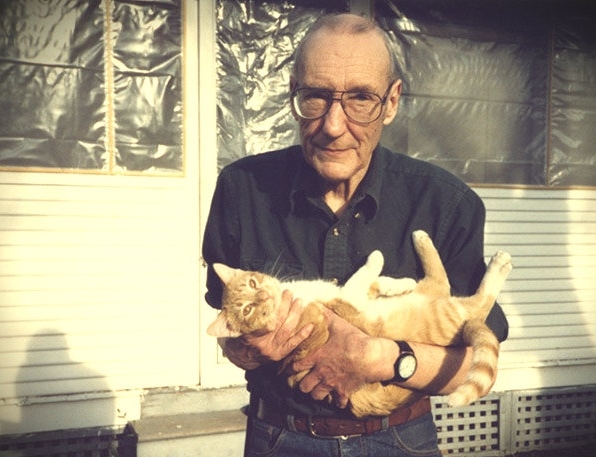 burroughs and cat ginger