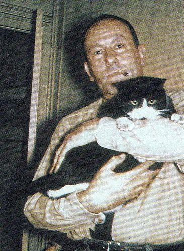 camus with cat