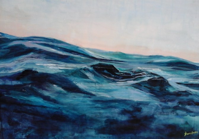 Ρούλα Βασιλάκη, Ενάλια Γη, 60x80cm, Ακρυλικά σε καμβά.jpg