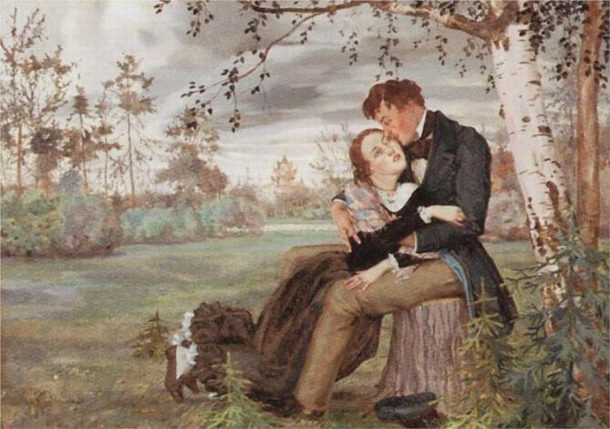 Konstantin Somov – 1920 -Εραστές