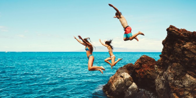 βουτιές καλοκαίρι